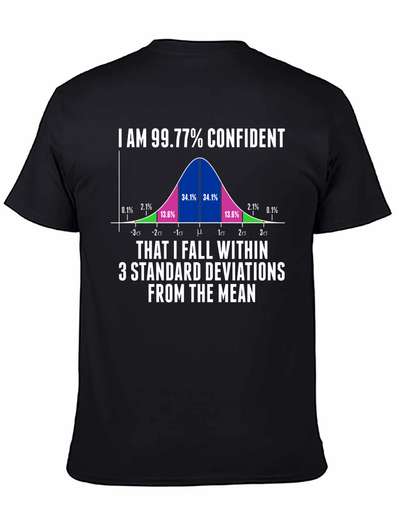 99.77% Confident Statistics Humor T-Shirt
