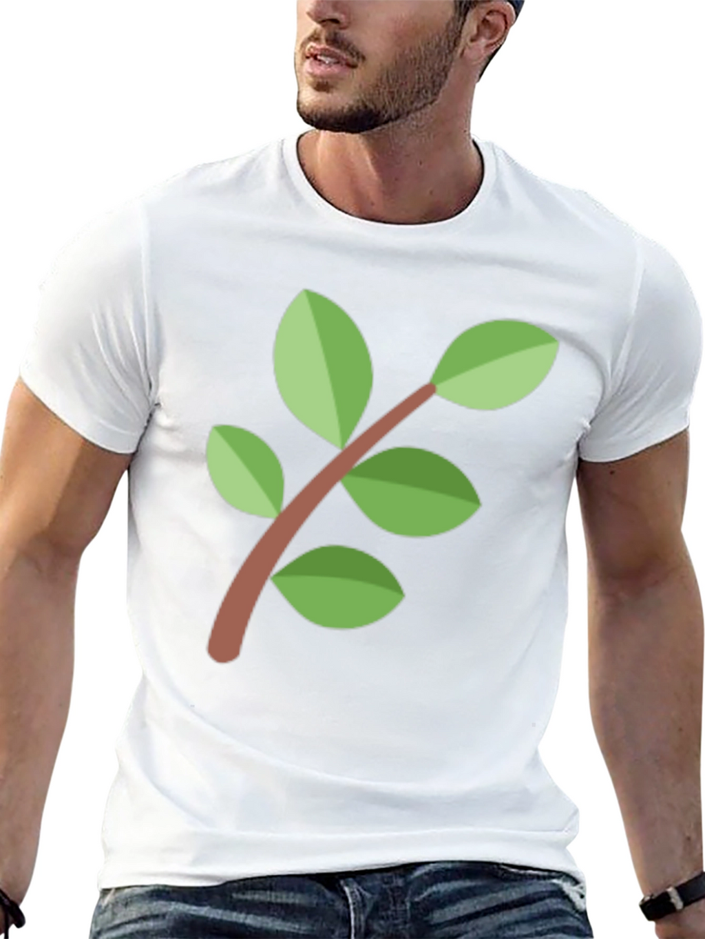 Nature Inspired Black T-Shirt