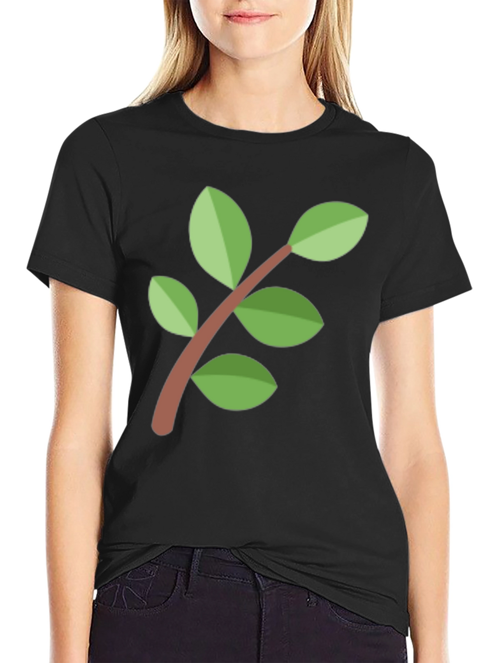 Nature Inspired Black T-Shirt