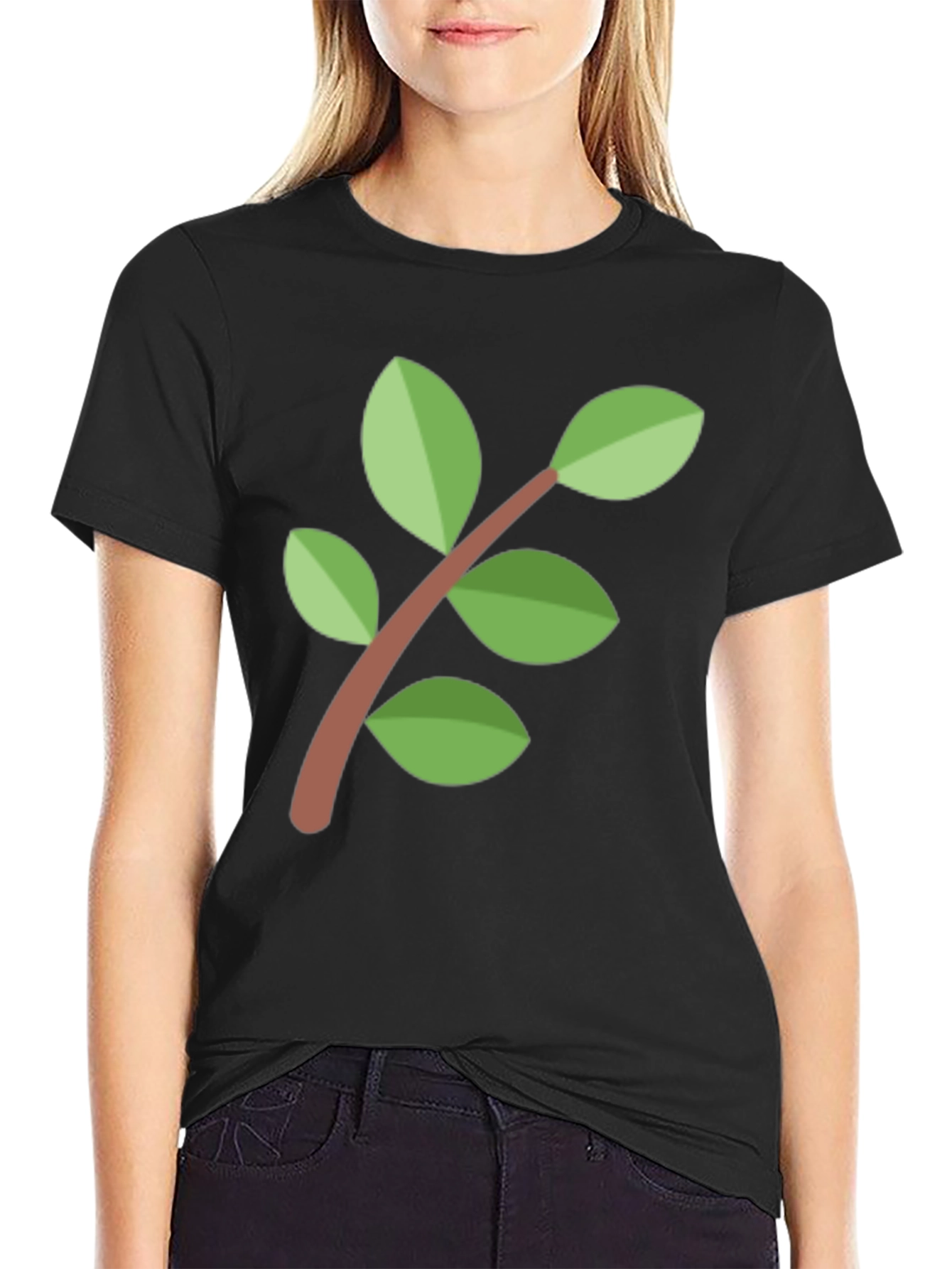 Nature Inspired Black T-Shirt