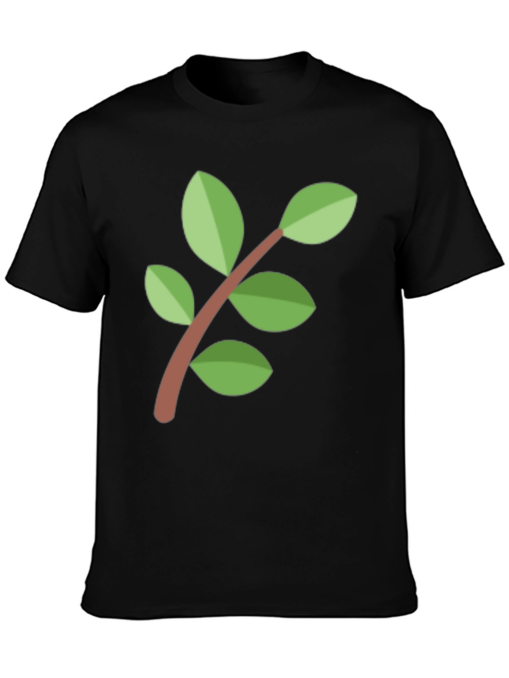 Nature Inspired Black T-Shirt