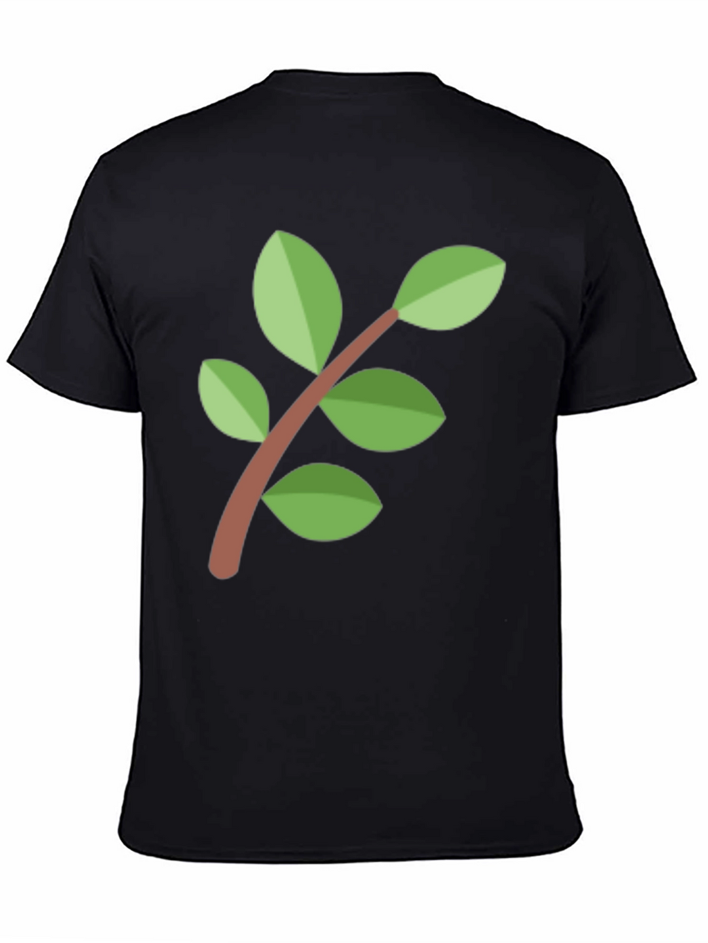 Nature Inspired Black T-Shirt