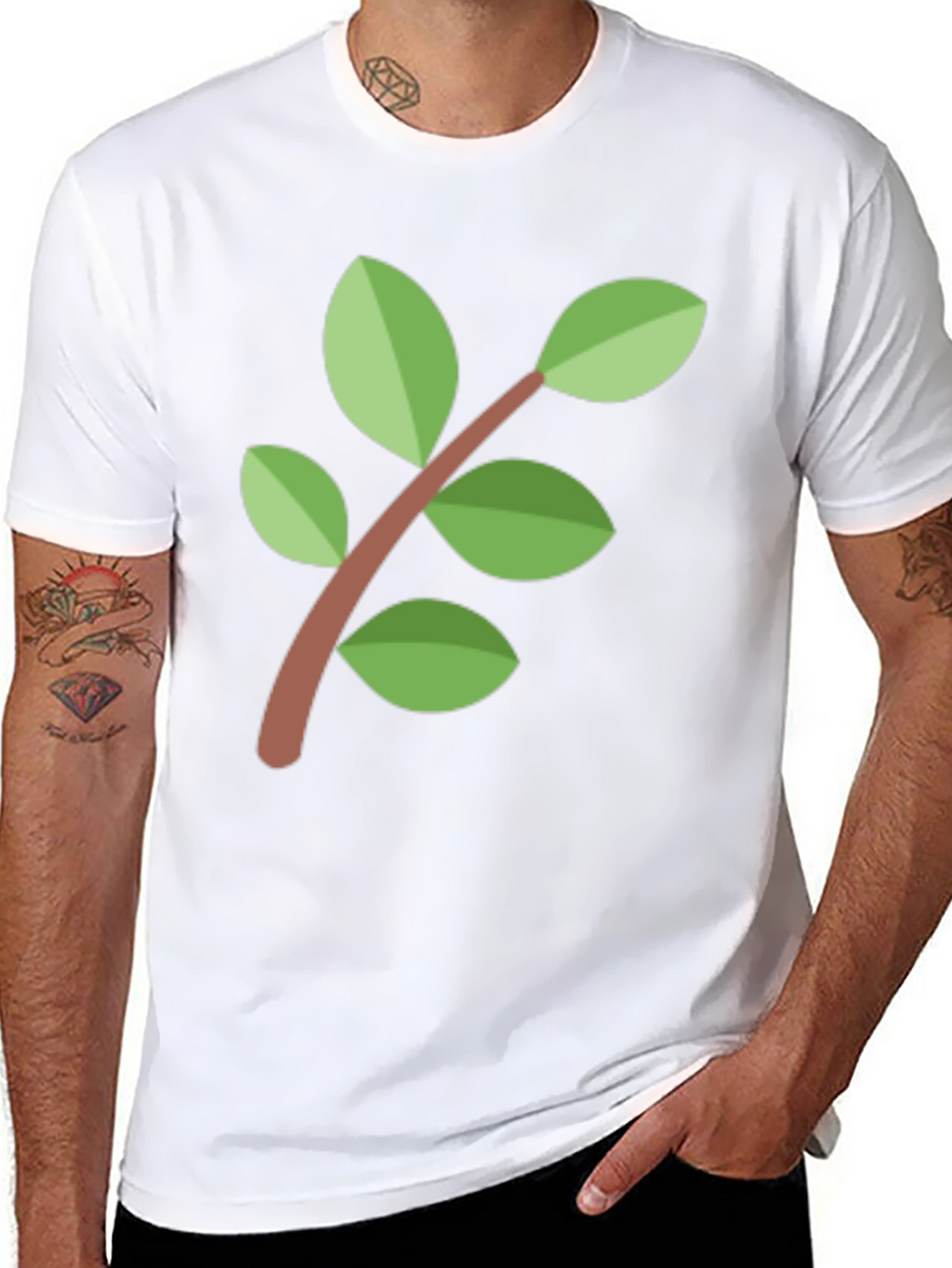 Nature Inspired Black T-Shirt