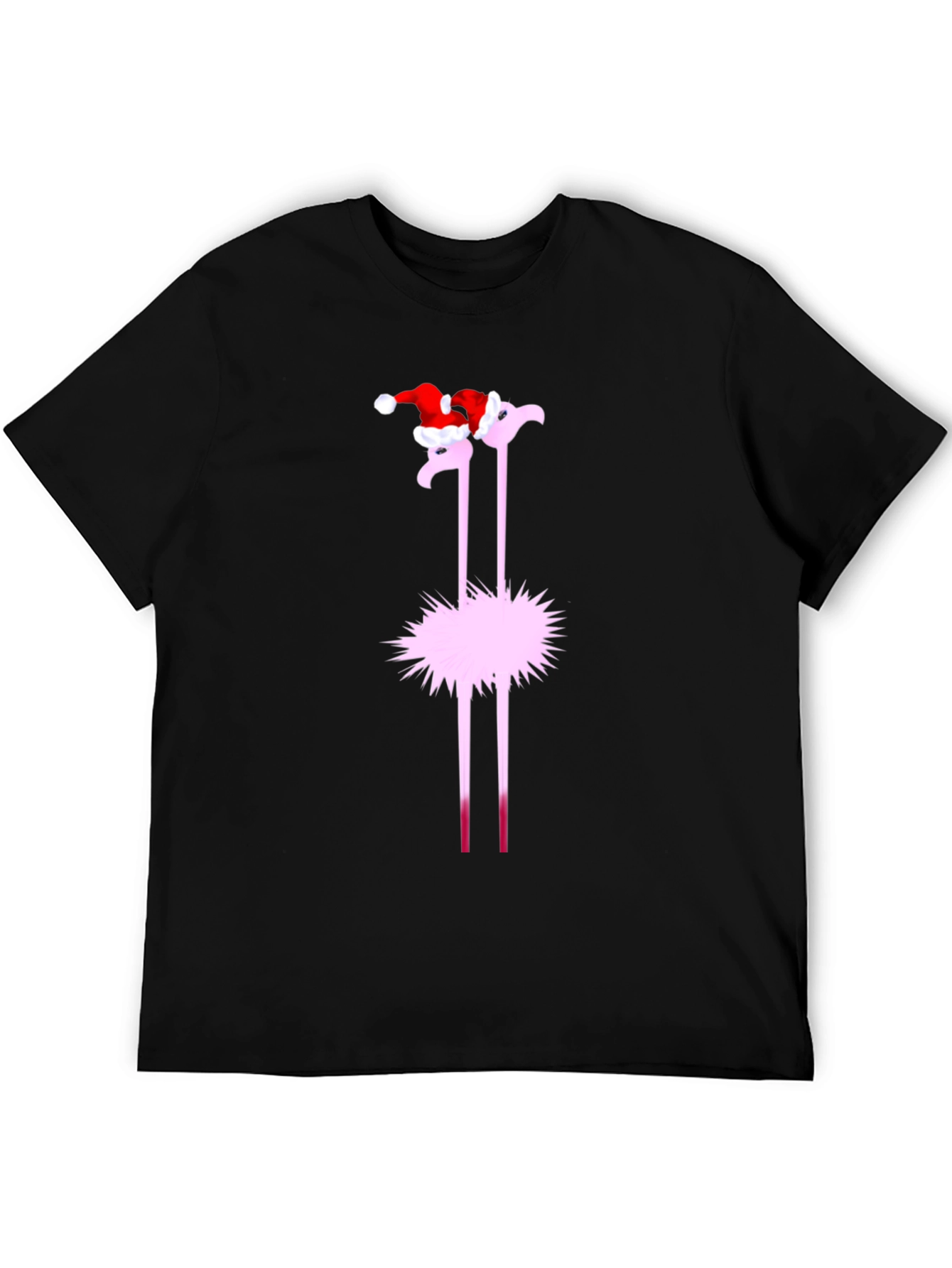 Festive Flamingo Tee - Holiday Style