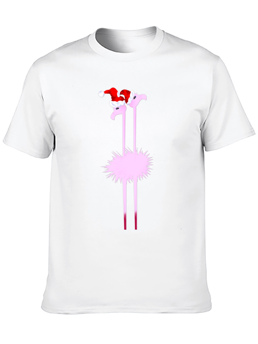 Festive Flamingo Tee - Holiday Style