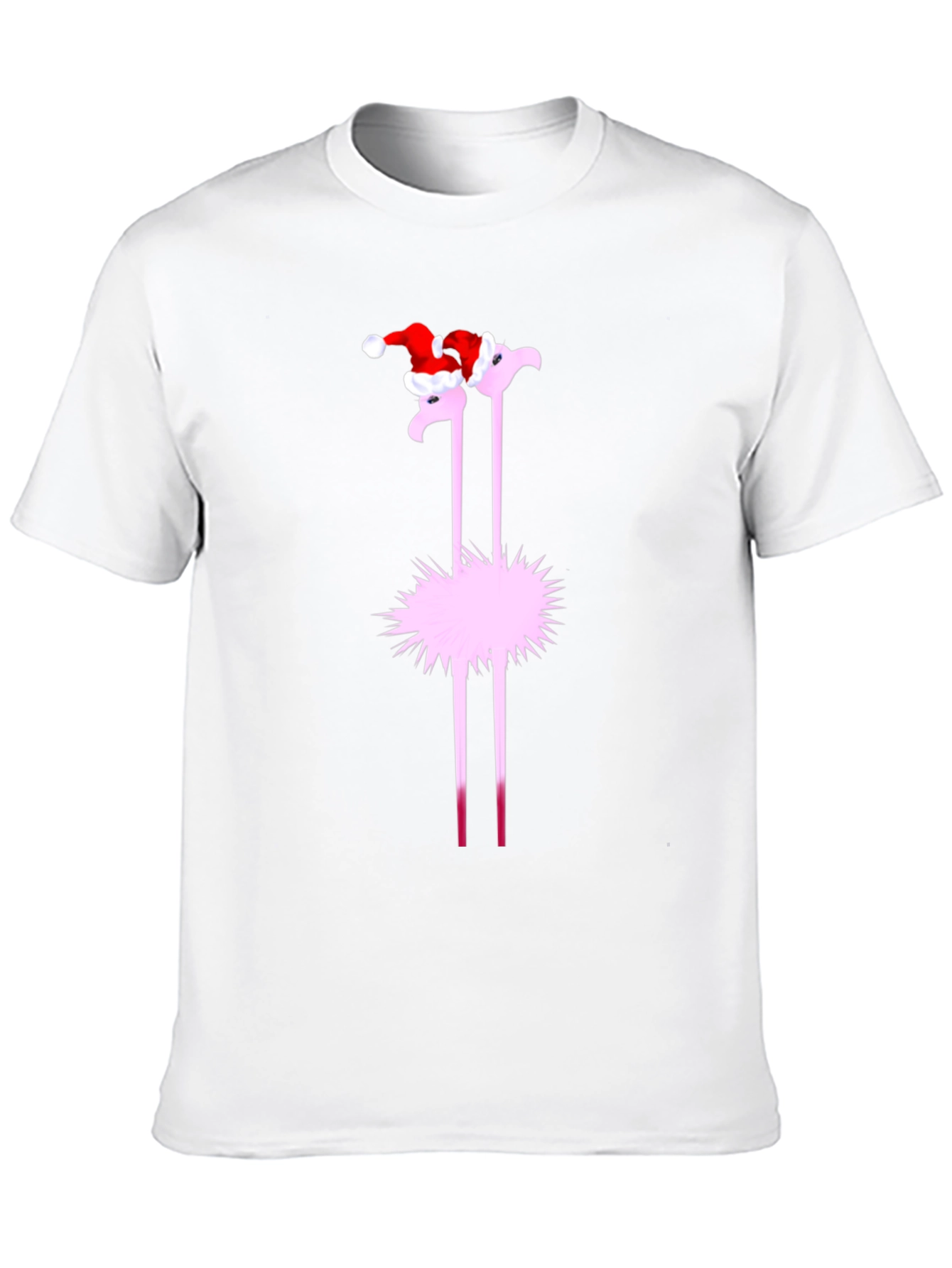 Festive Flamingo Tee - Holiday Style