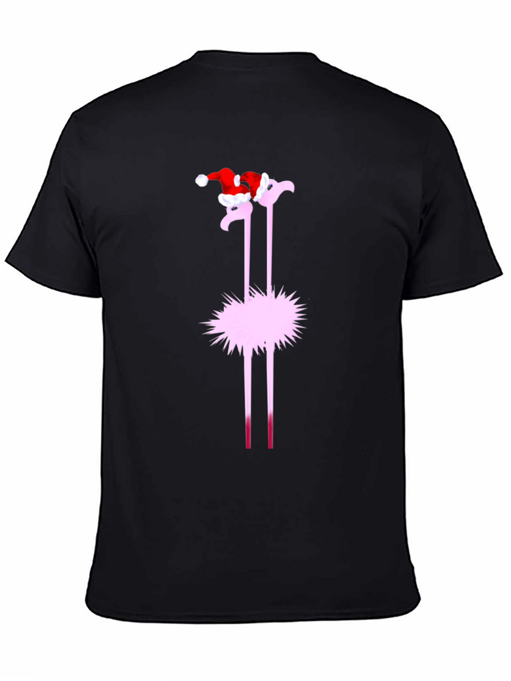 Festive Flamingo Tee - Holiday Style