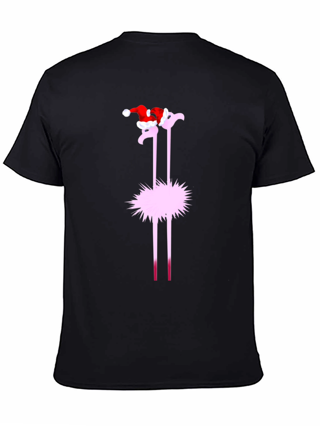 Festive Flamingo Tee - Holiday Style