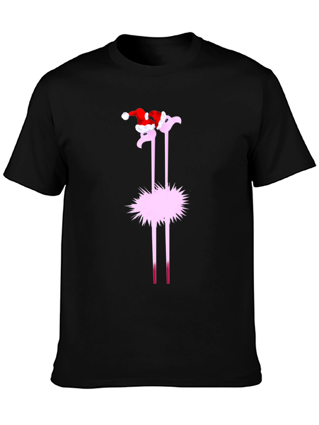 Festive Flamingo Tee - Holiday Style
