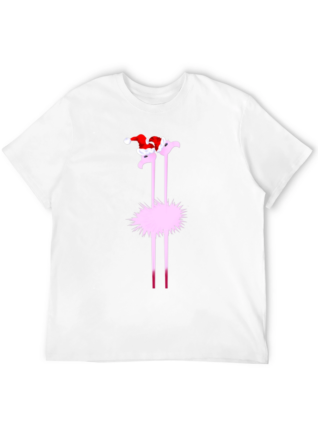 Festive Flamingo Tee - Holiday Style