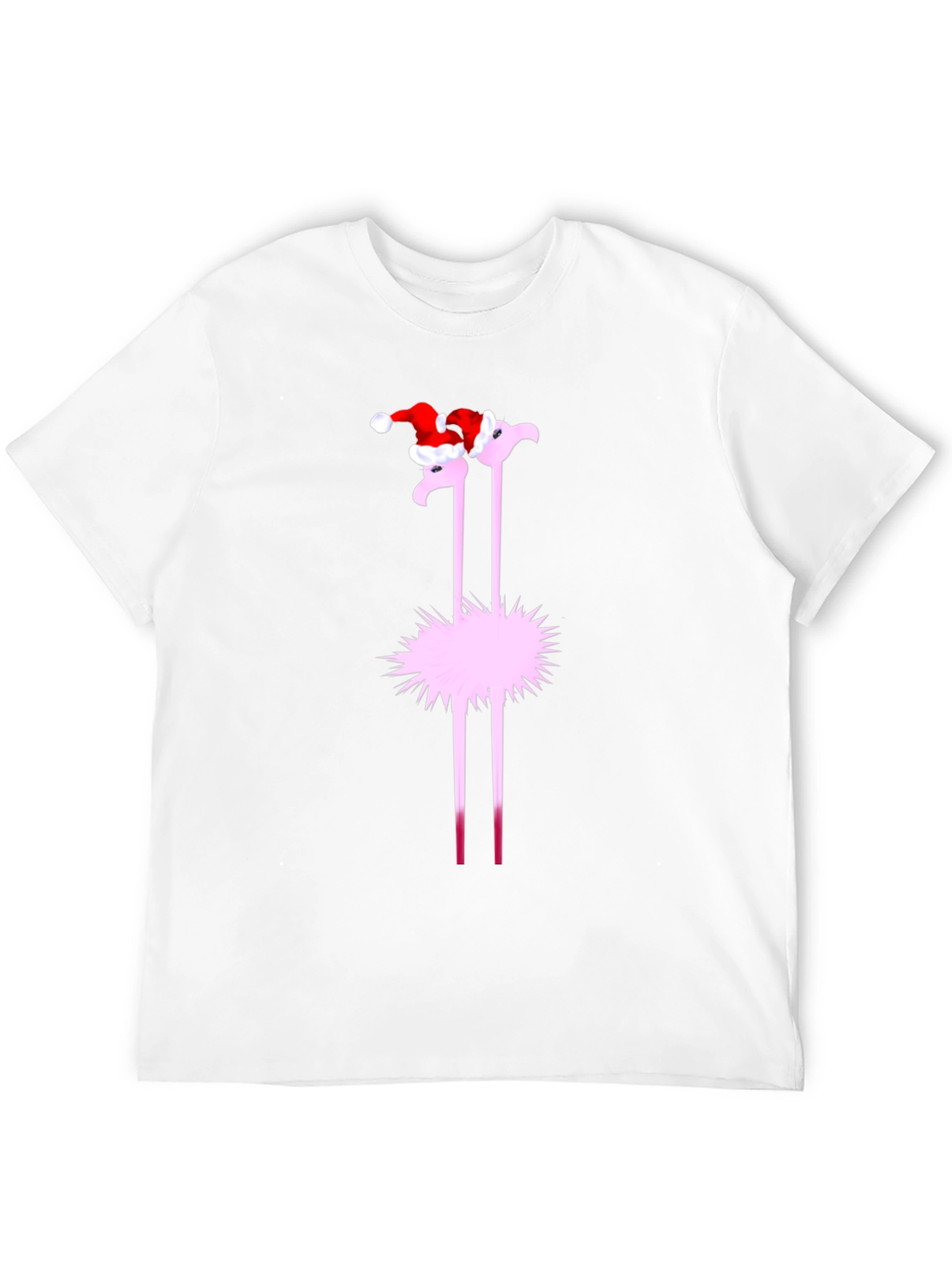 Festive Flamingo Tee - Holiday Style