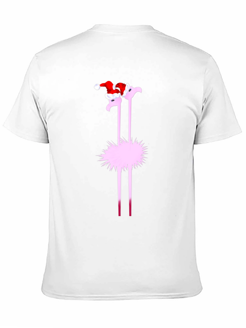 Festive Flamingo Tee - Holiday Style