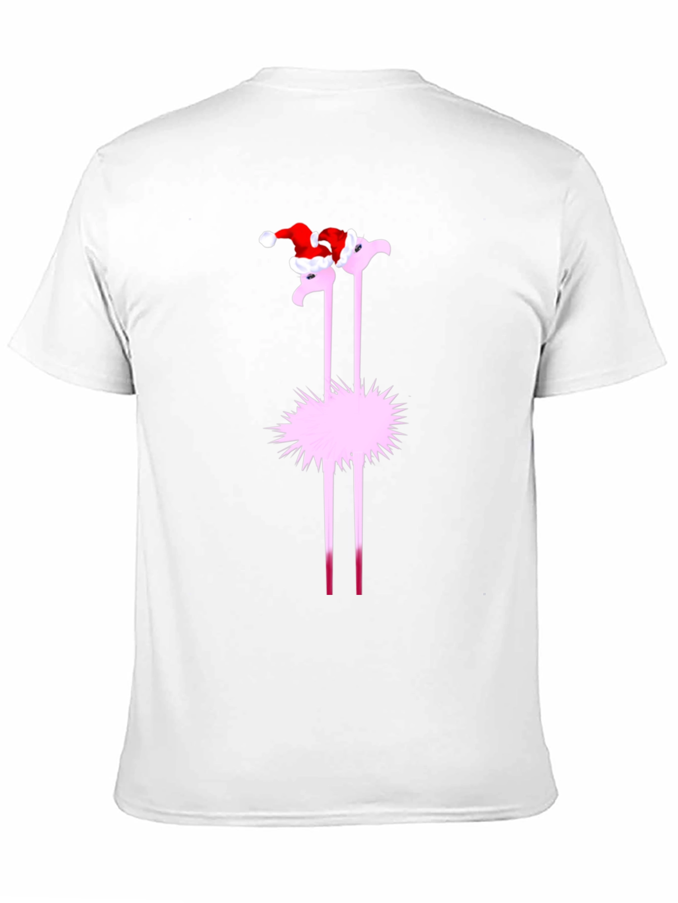 Festive Flamingo Tee - Holiday Style
