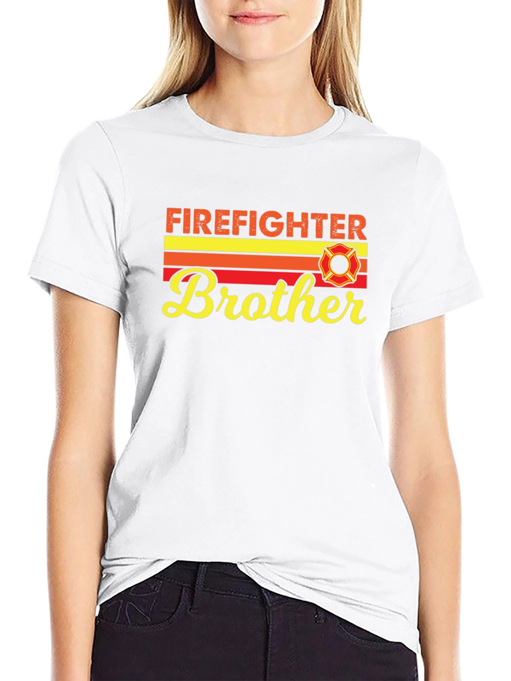Firefighter Brother T-Shirt - Gift For Firemen