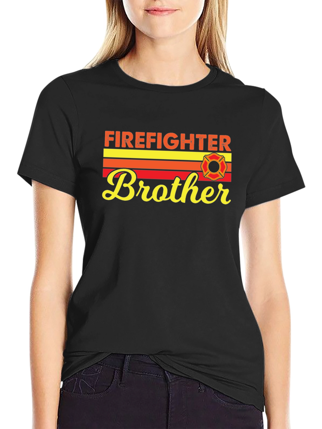 Firefighter Brother T-Shirt - Gift For Firemen