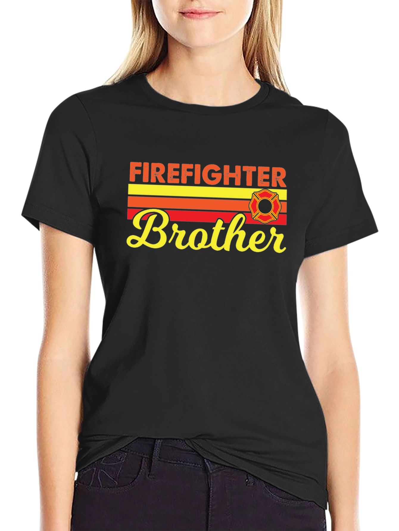 Firefighter Brother T-Shirt - Gift For Firemen