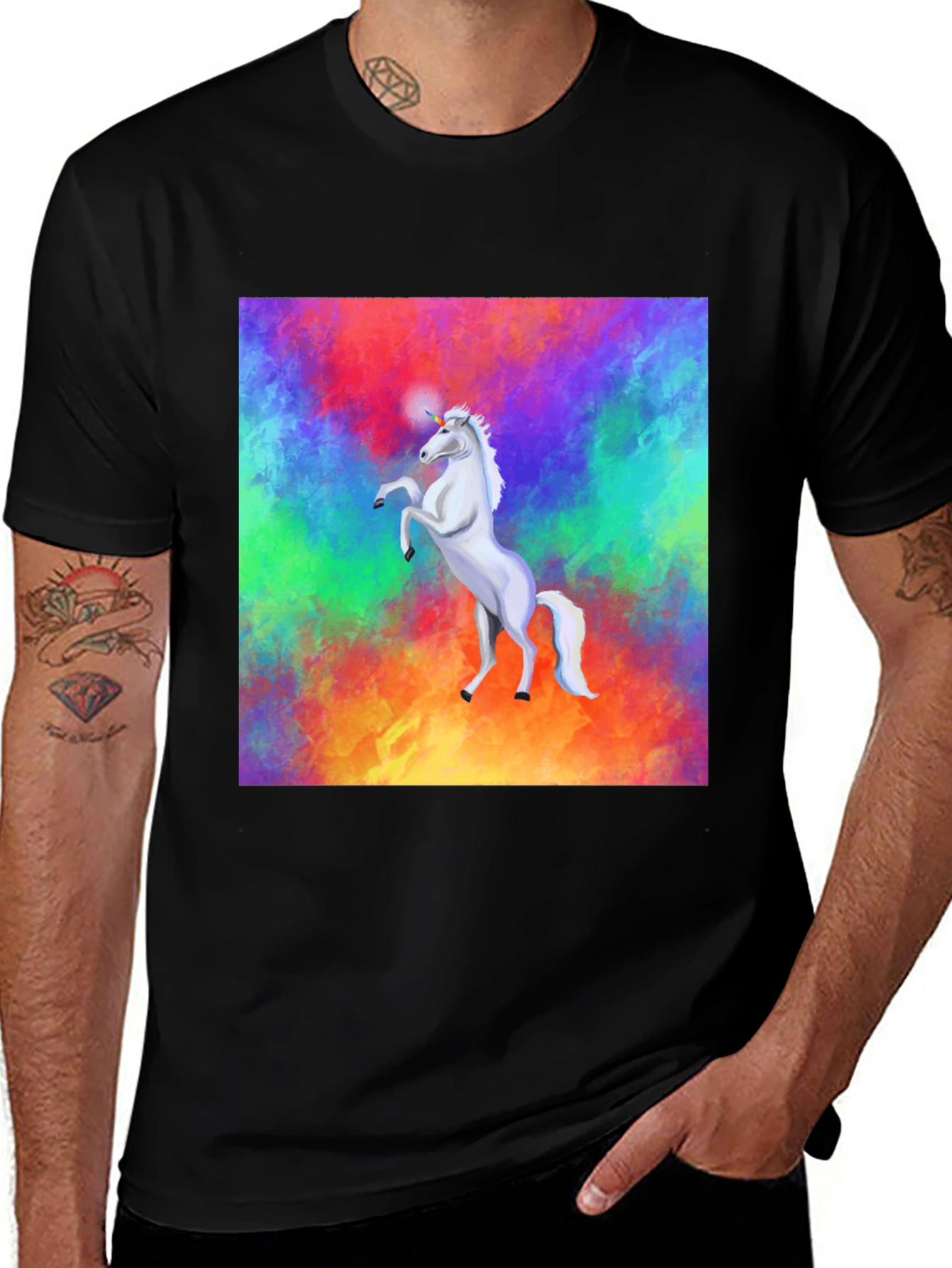 Unicorn Rainbow Graphic Tee