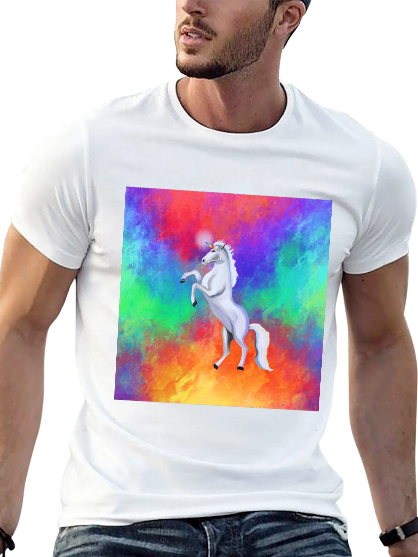 Unicorn Rainbow Graphic Tee