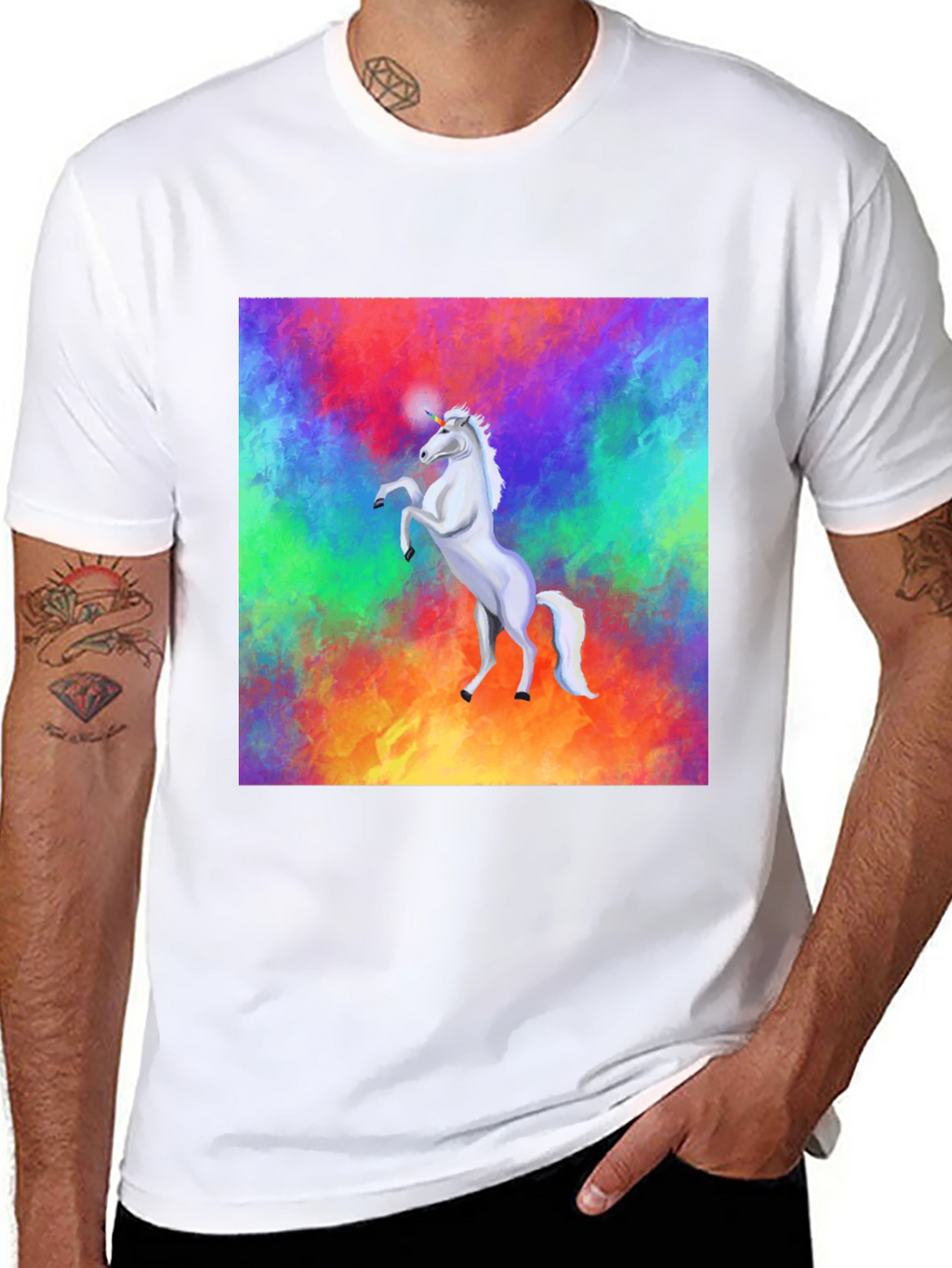 Unicorn Rainbow Graphic Tee