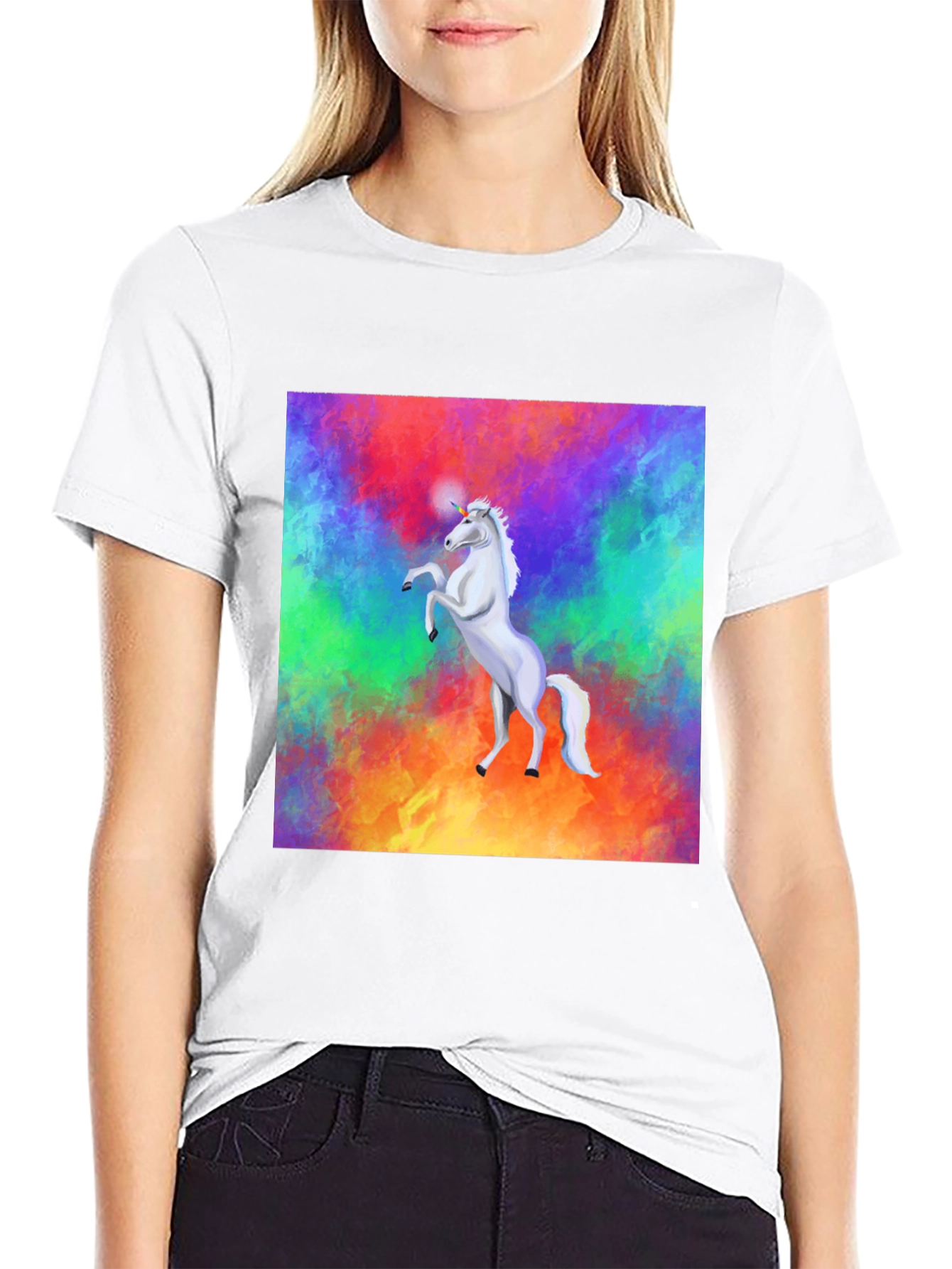 Unicorn Rainbow Graphic Tee