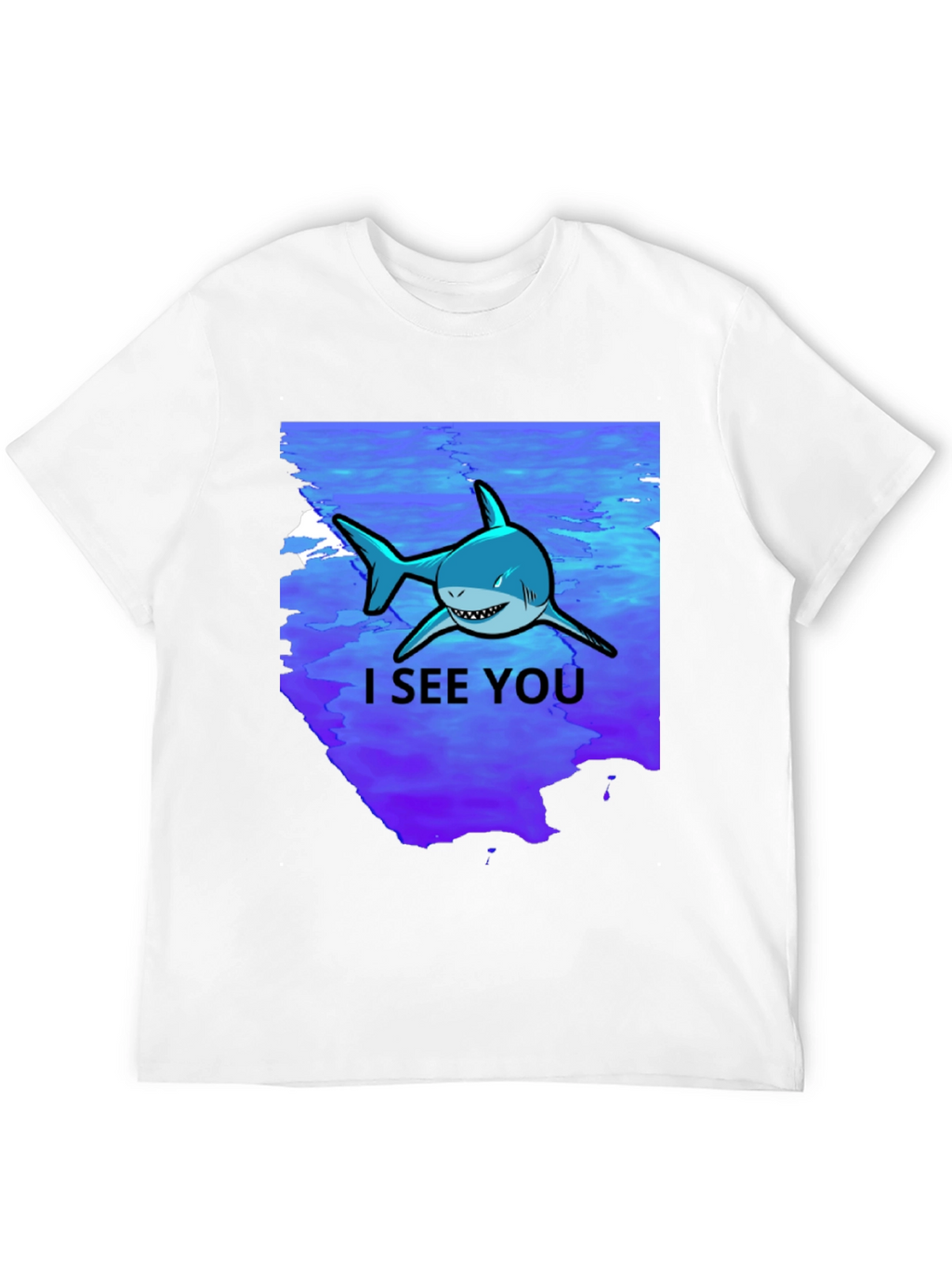 Shark Graphic T-Shirt - I See You Design
