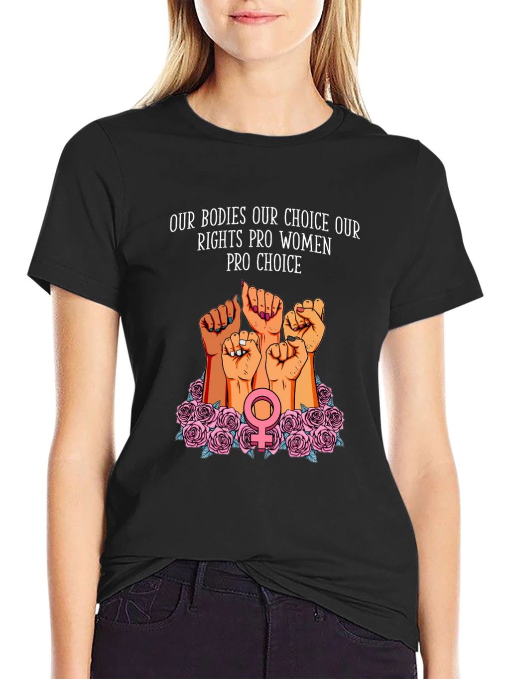 Pro-Choice Womens Rights Graphic T-Shirt