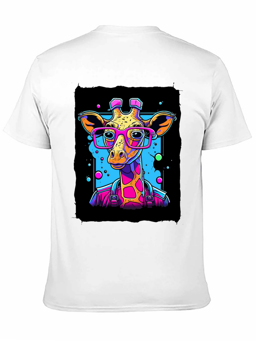 Giraffe in Glasses Graphic T-Shirt