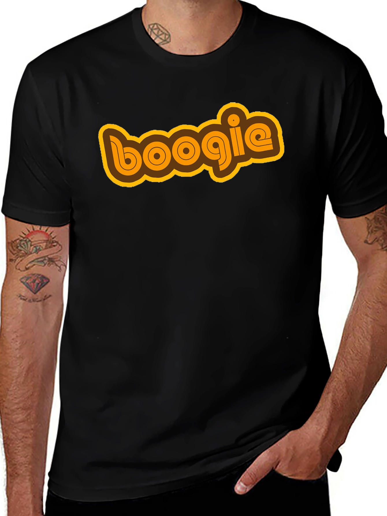 Retro Boogie Graphic Tee - Cool Vintage Design