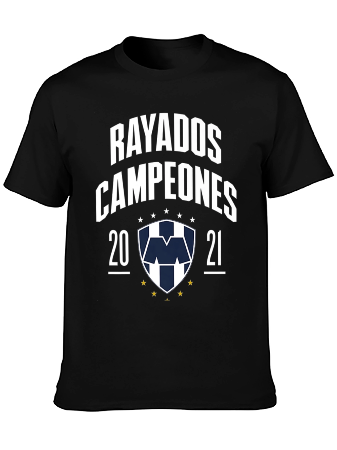 Rayados Campeones 2021 Black T-Shirt