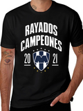 Rayados Campeones 2021 Black T-Shirt