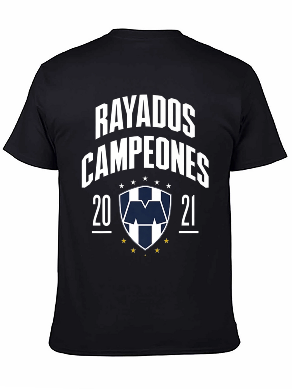 Rayados Campeones 2021 Black T-Shirt