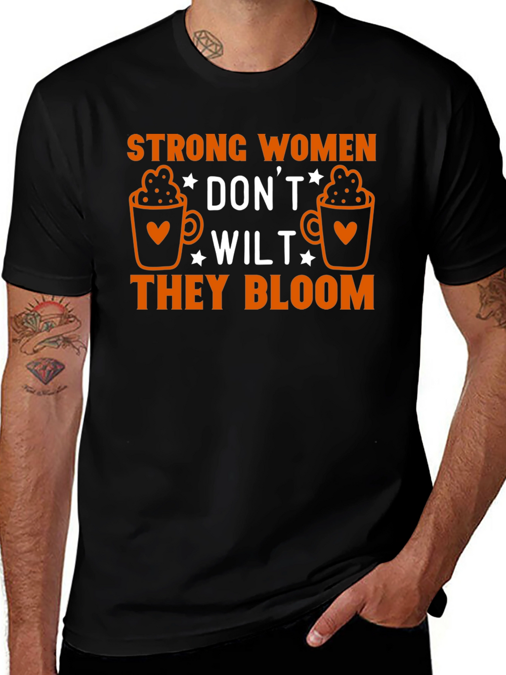 Strong Women Bloom Graphic Tee