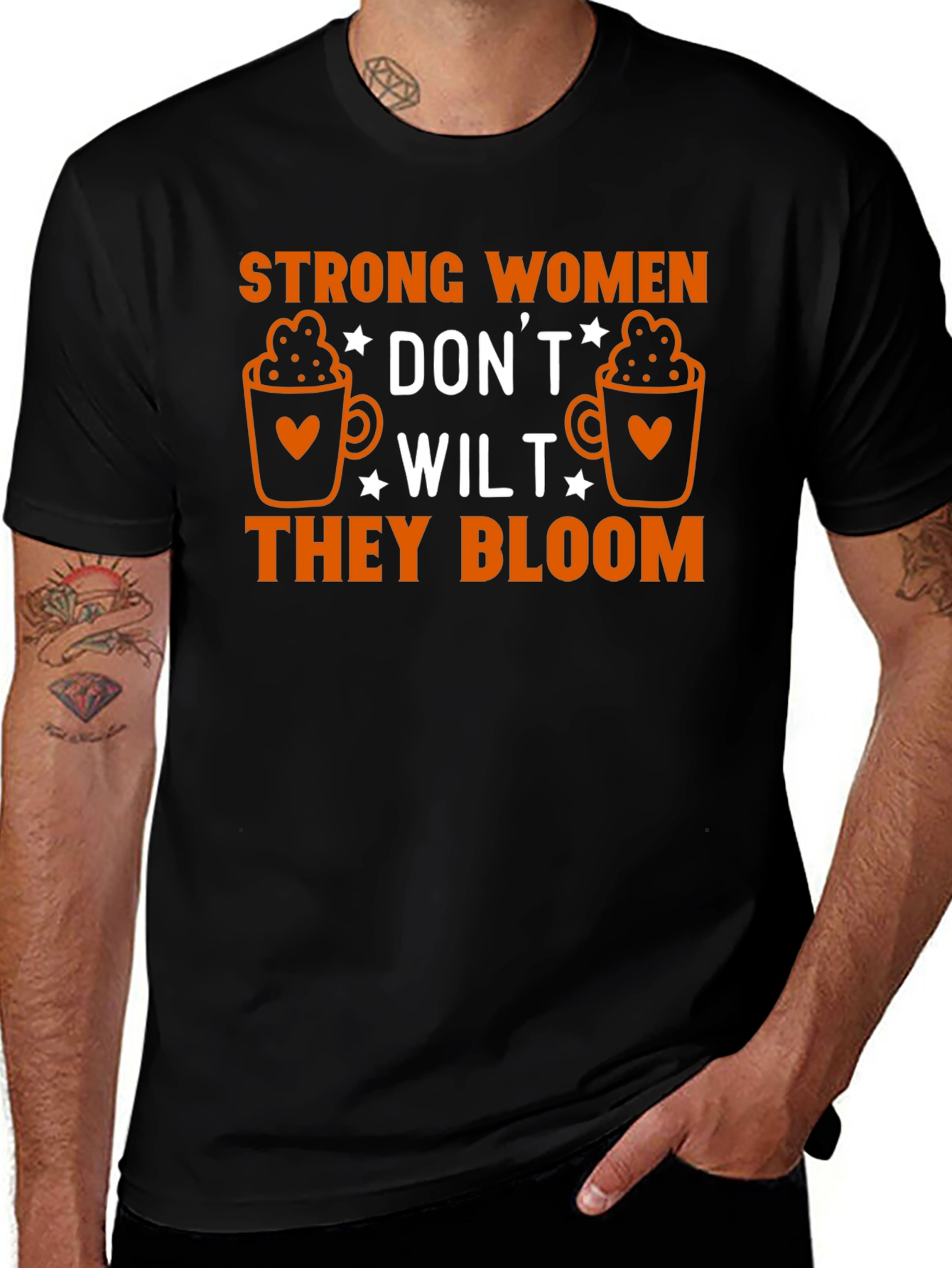 Strong Women Bloom Graphic Tee