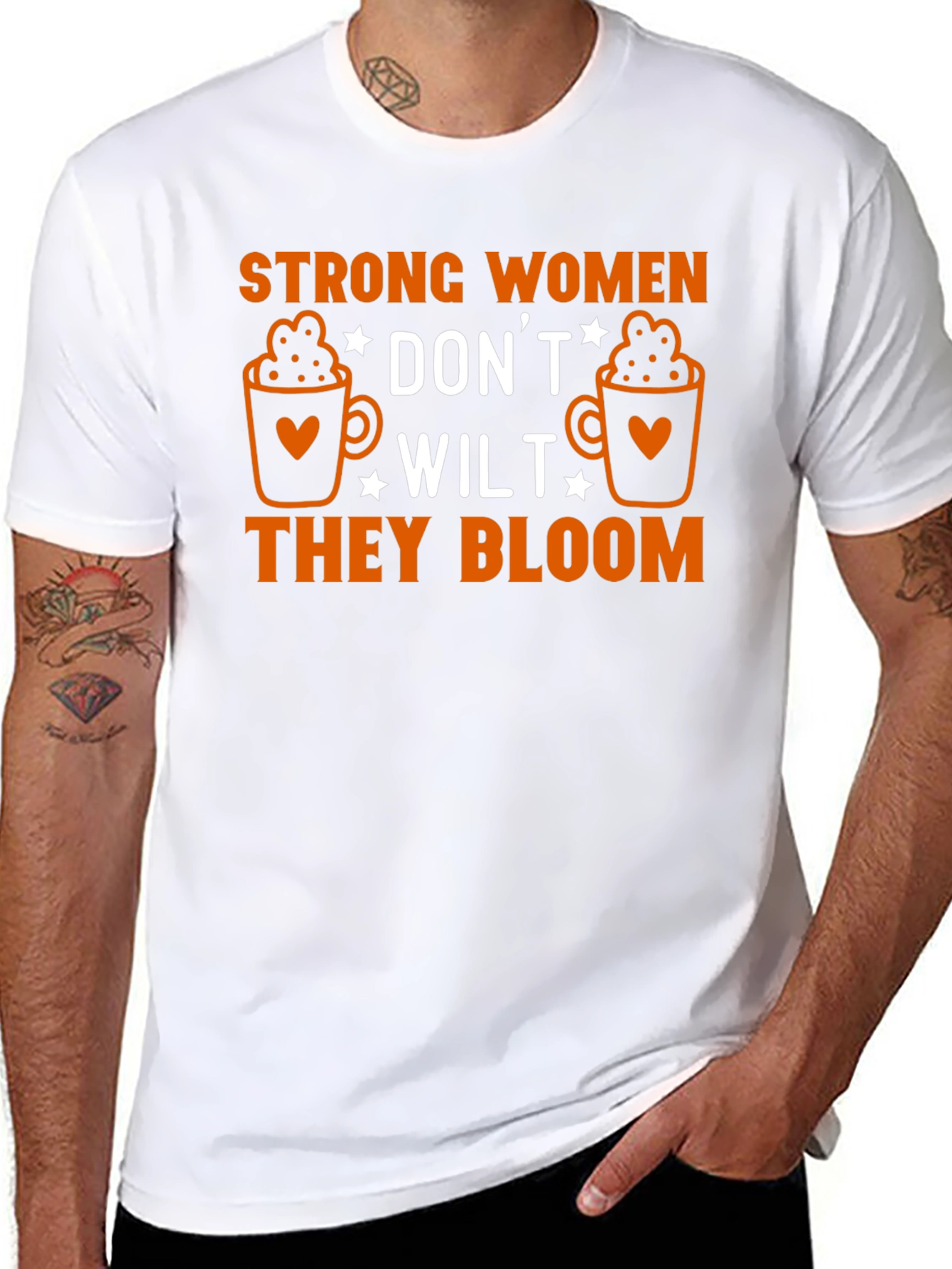 Strong Women Bloom Graphic Tee