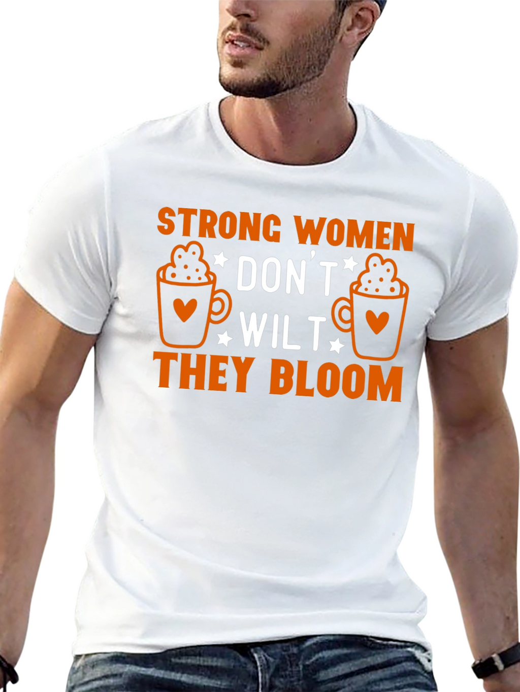 Strong Women Bloom Graphic Tee