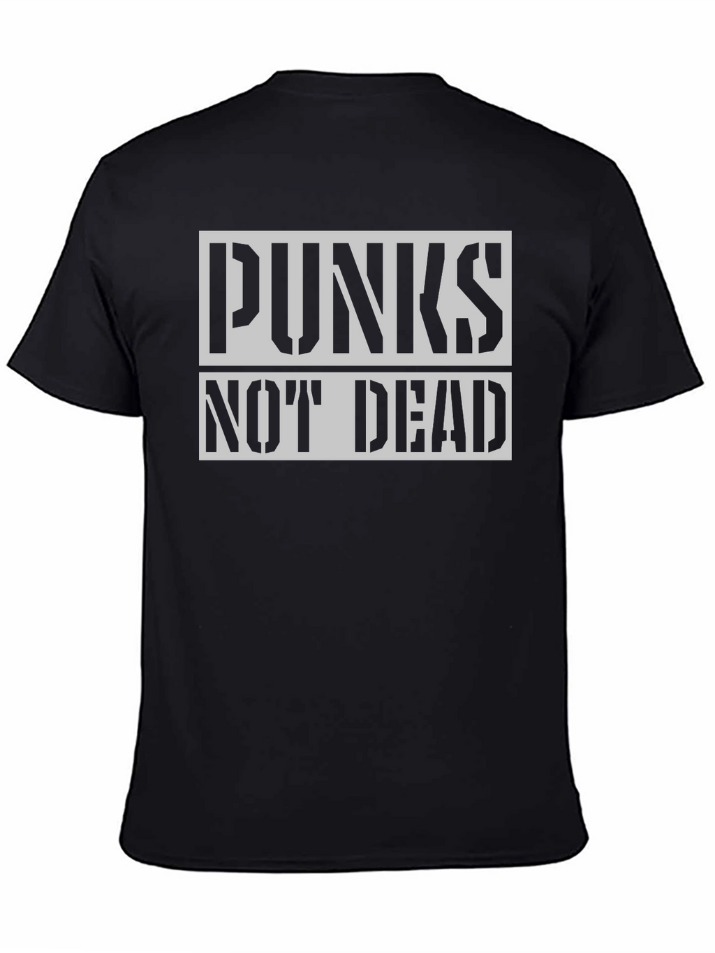 Punks Not Dead Black Graphic Tee