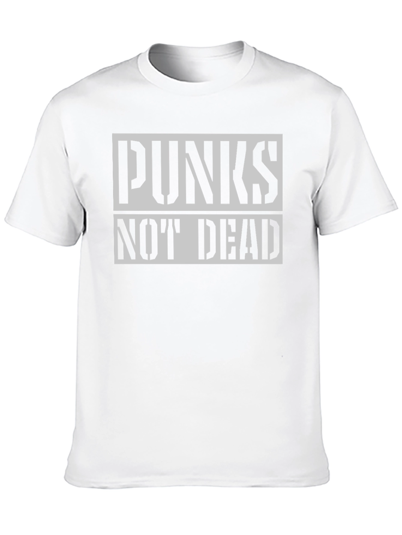 Punks Not Dead Black Graphic Tee