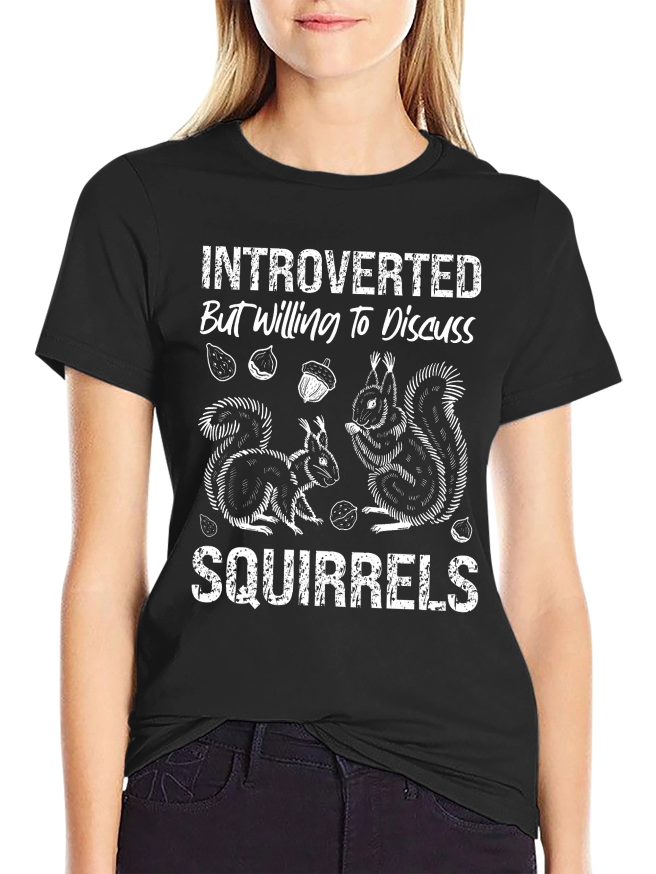 Introverted Squirrels Graphic Tee