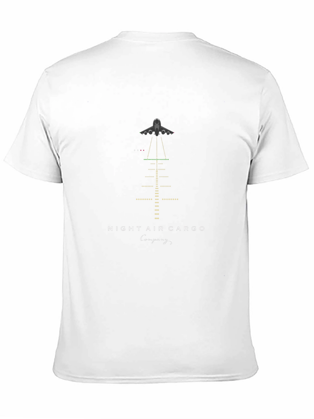 Night Air Cargo T-Shirt - Airport Runway Design