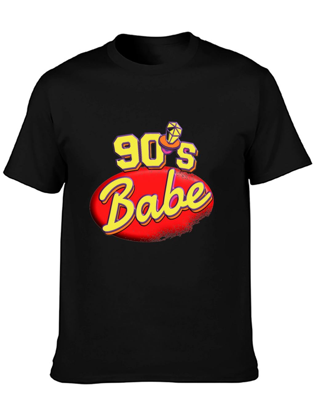 90s Babe Black Graphic T-Shirt