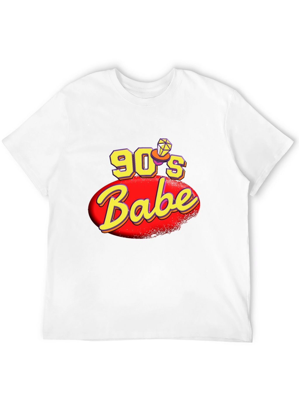 90s Babe Black Graphic T-Shirt