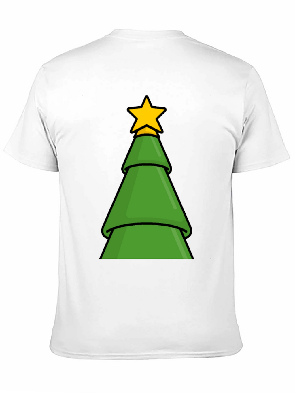 Festive Christmas Tree Graphic T-Shirt