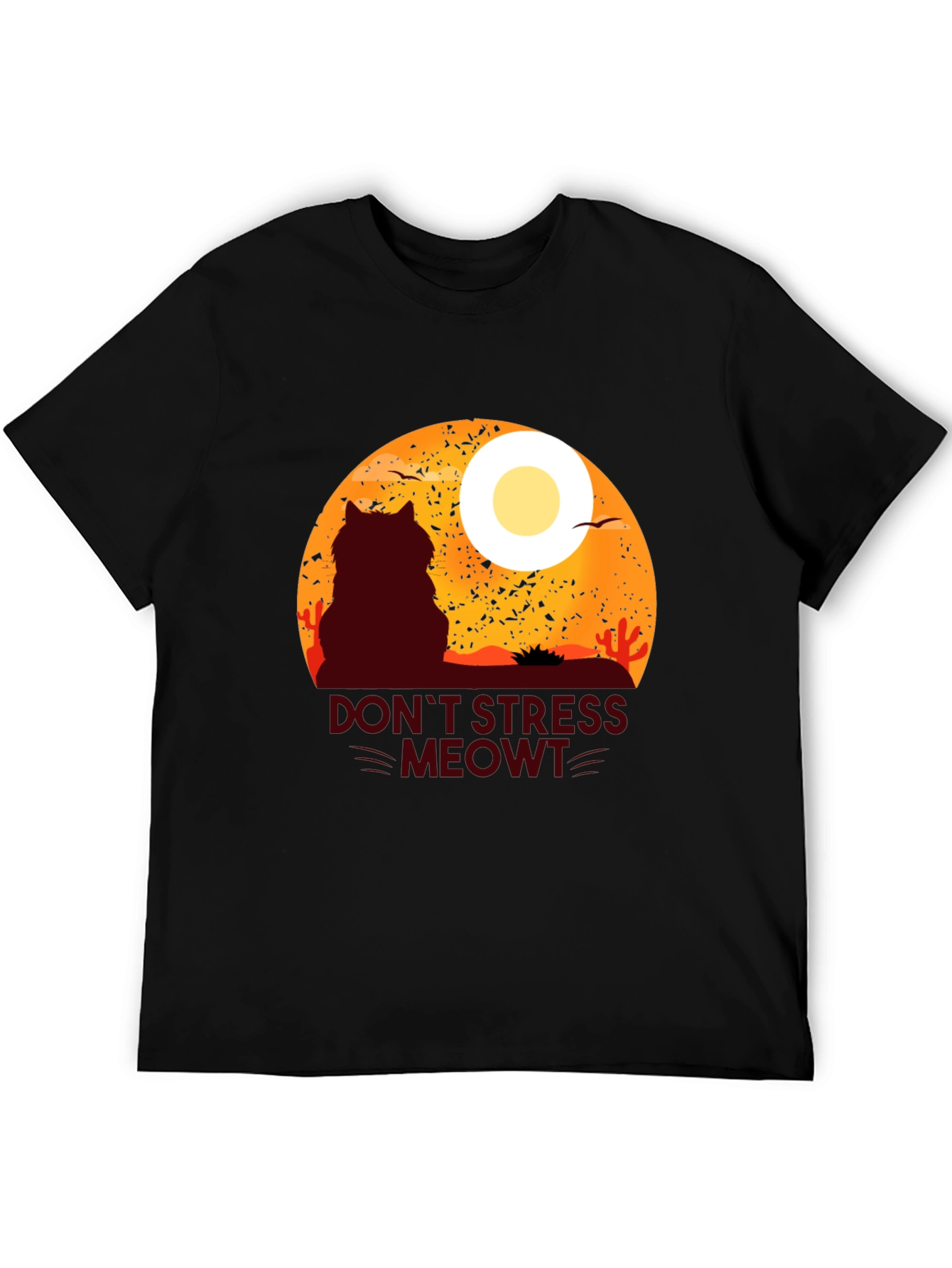 Dont Stress Meowt T-Shirt Cat Lover Gift
