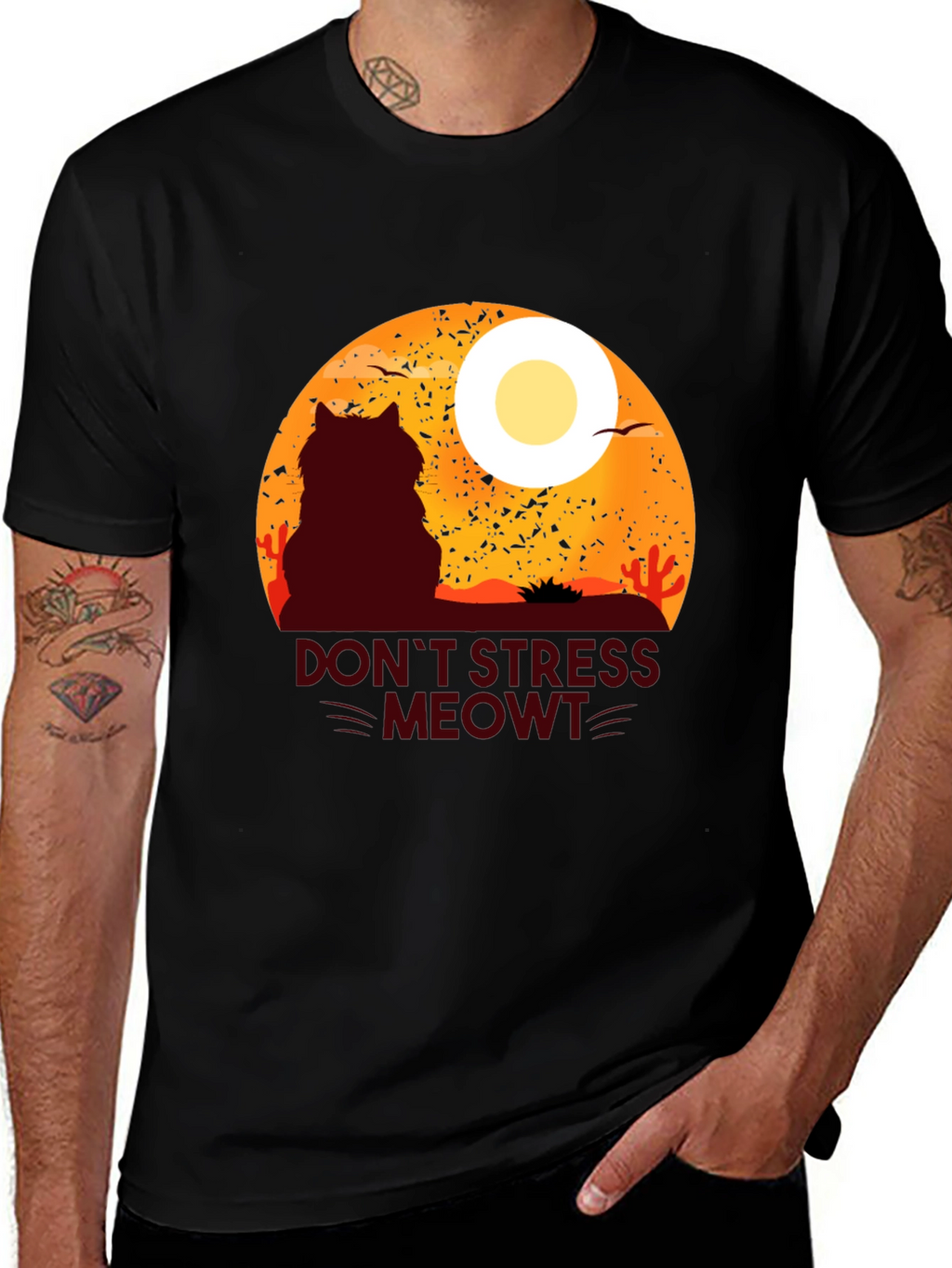 Dont Stress Meowt T-Shirt Cat Lover Gift