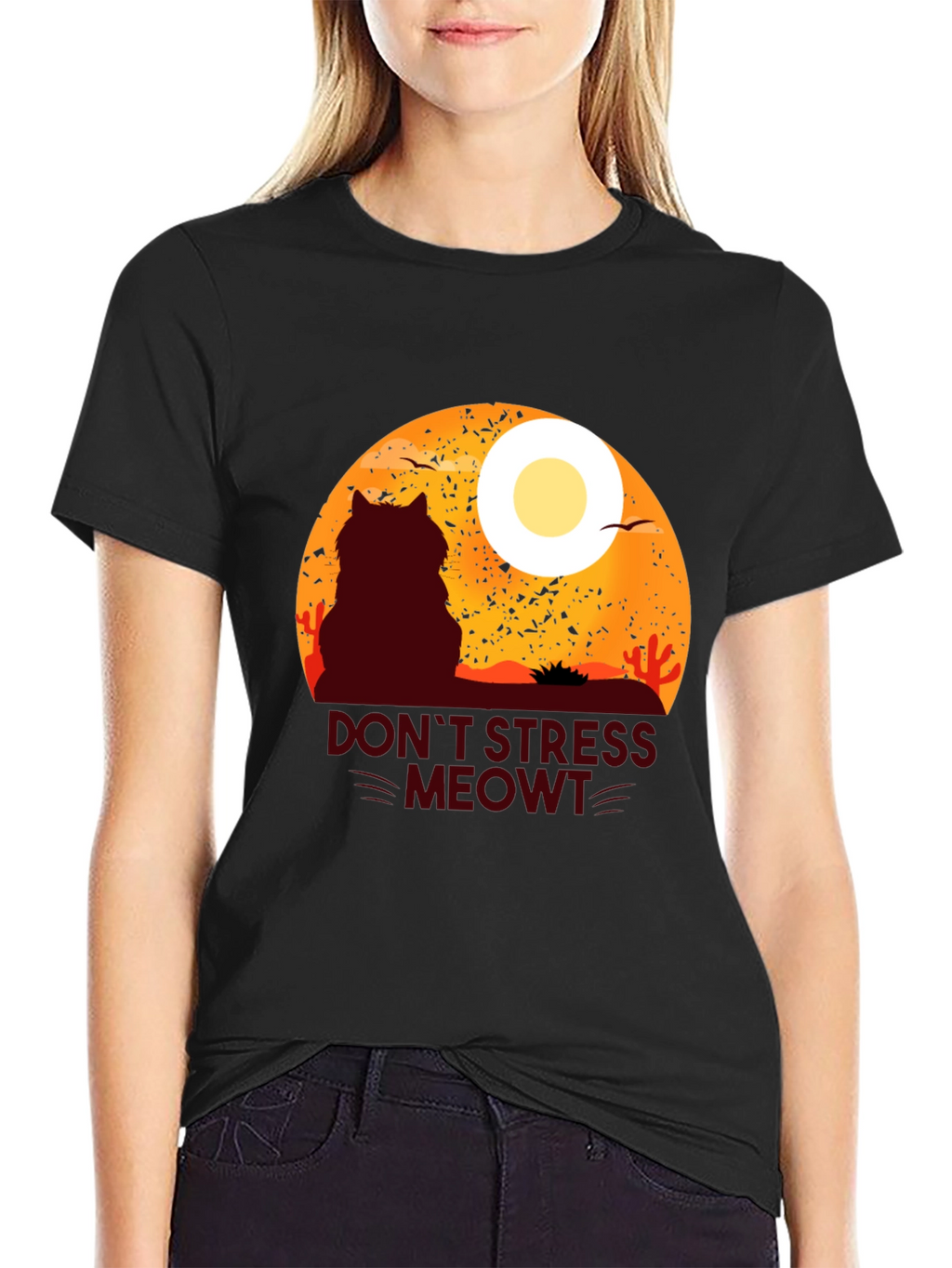 Dont Stress Meowt T-Shirt Cat Lover Gift