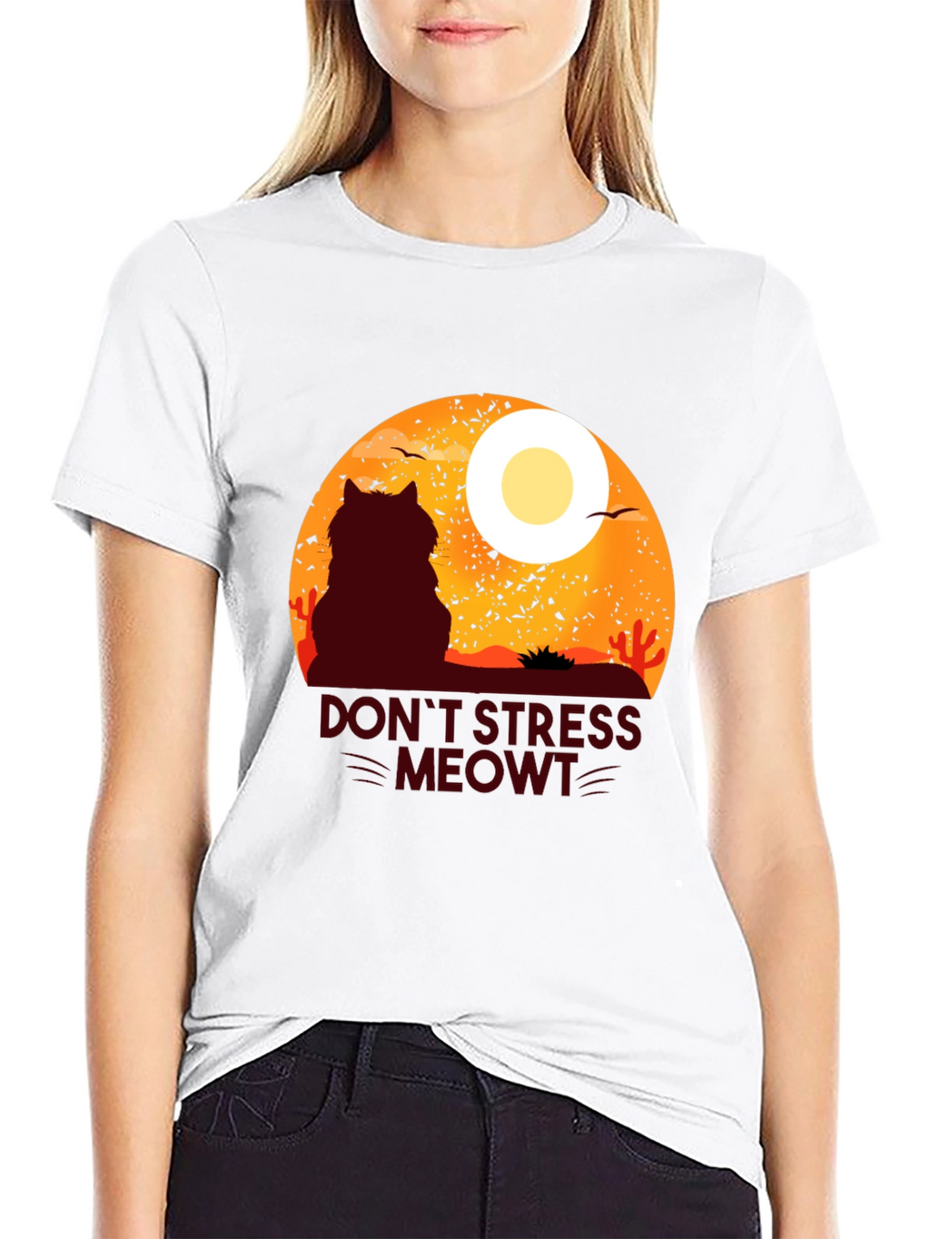 Dont Stress Meowt T-Shirt Cat Lover Gift