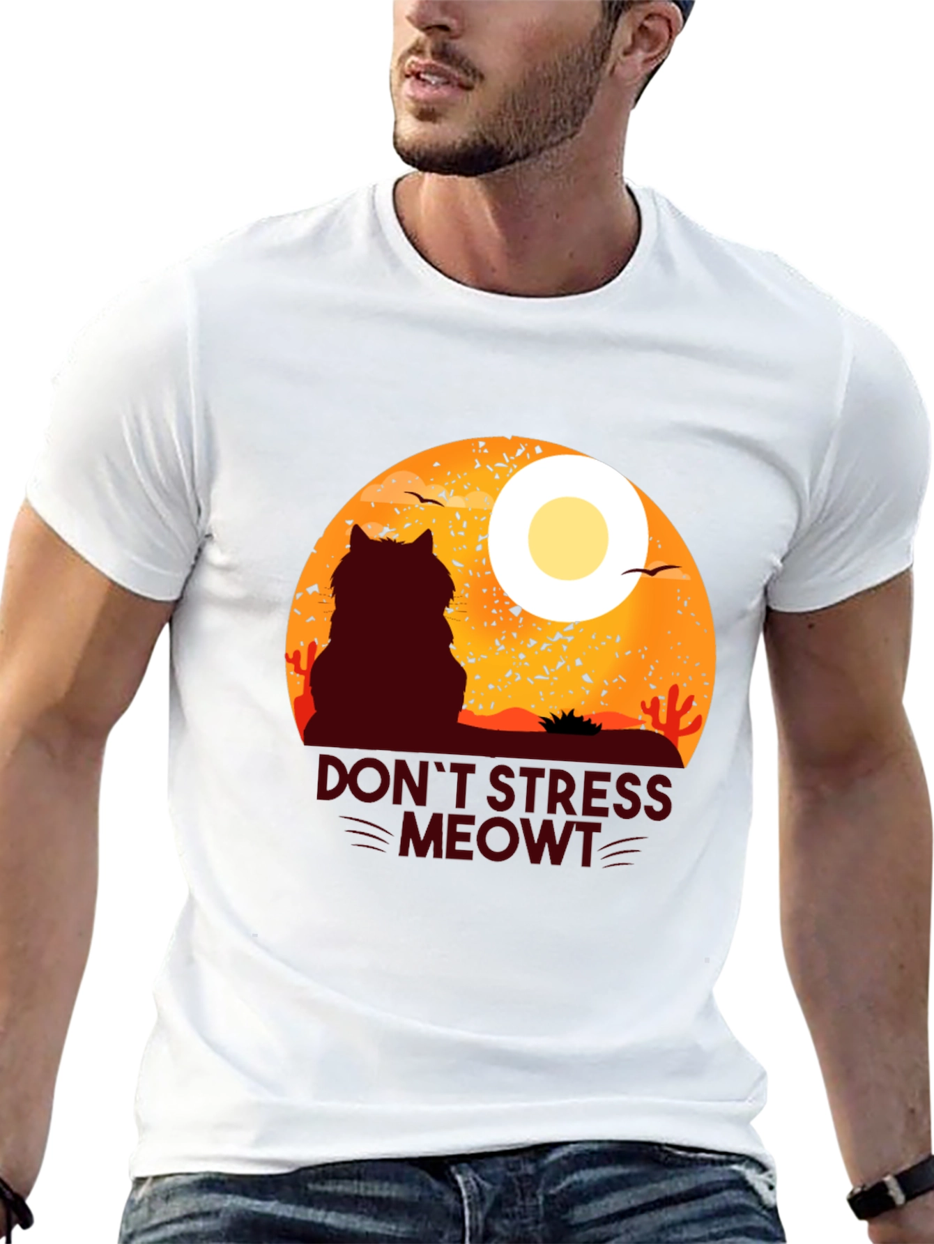 Dont Stress Meowt T-Shirt Cat Lover Gift