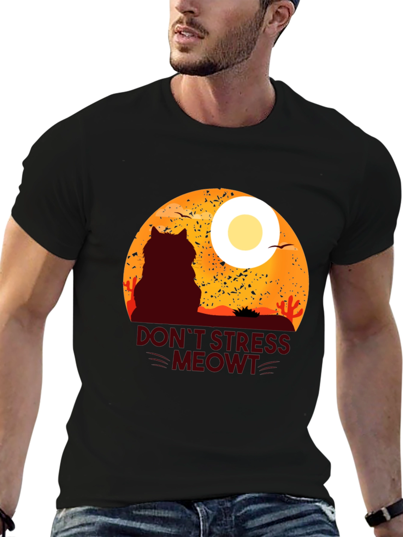Dont Stress Meowt T-Shirt Cat Lover Gift