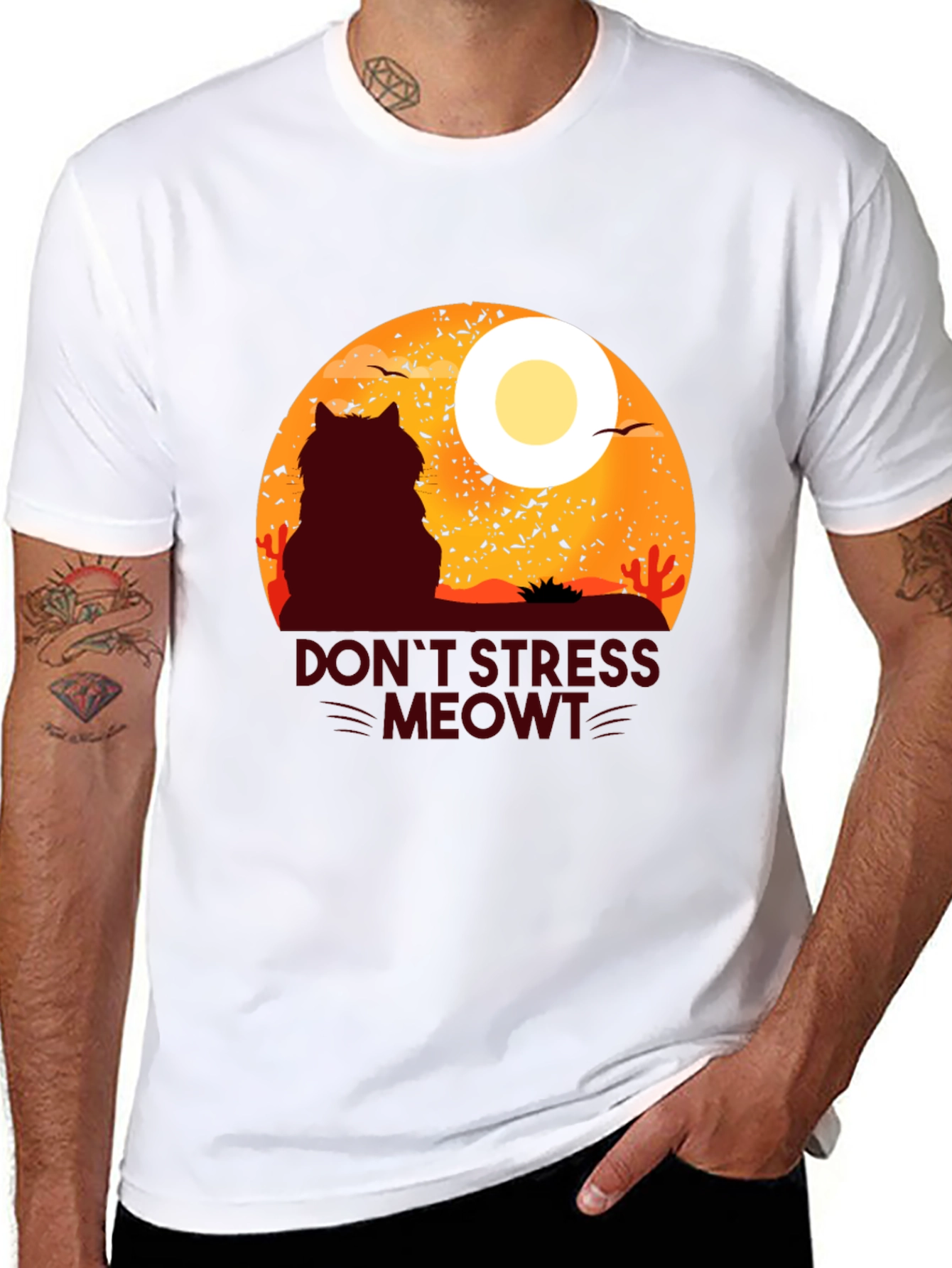 Dont Stress Meowt T-Shirt Cat Lover Gift