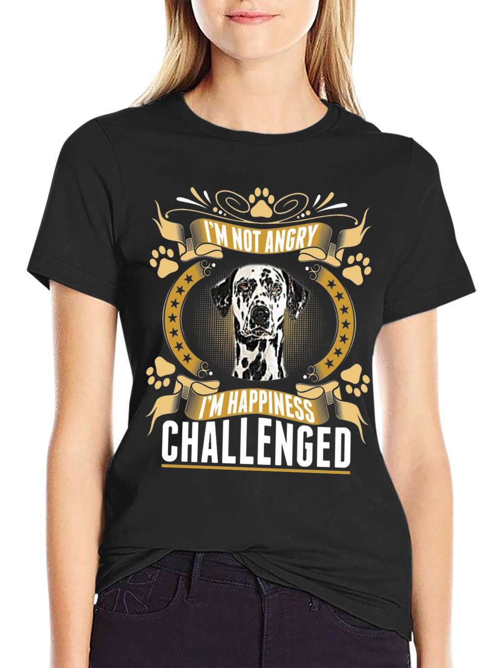 Dalmatian Dog T-Shirt - Im Not Angry
